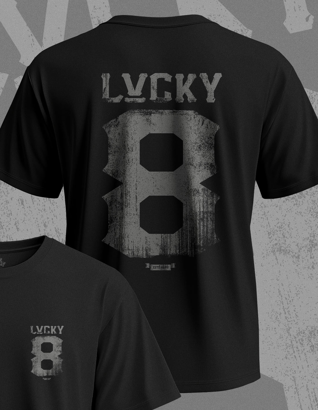 LVCKY8 | HEAVYWEIGHT SOFT-FIT TEE
