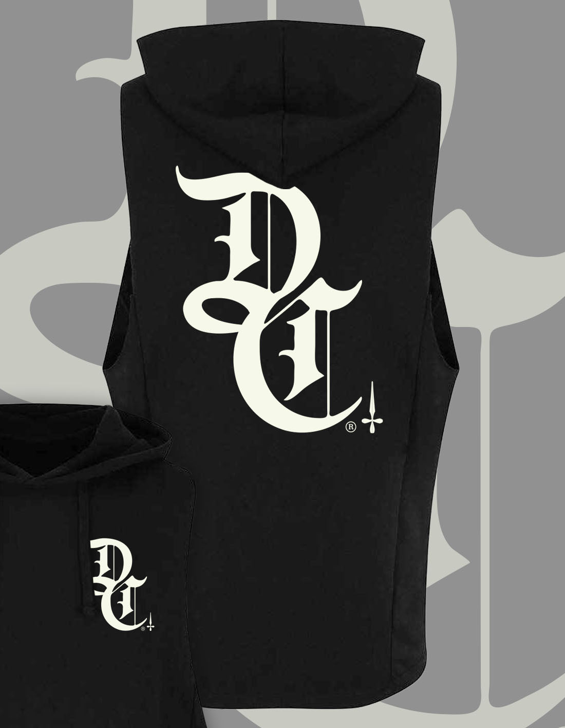DC® | RAW EDGE SLEEVELESS LIGHTWEIGHT HOODIE