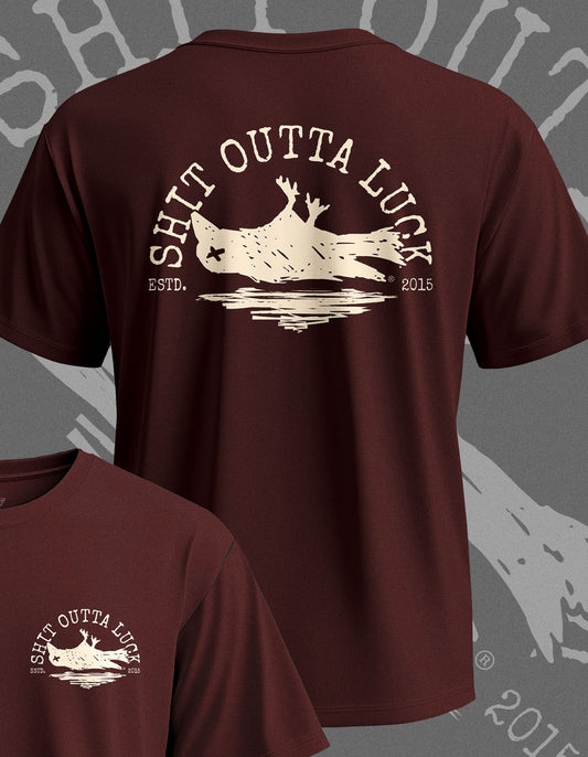 SHIT OUTTA LUCK | HEAVYWEIGHT SOFT-FIT TEE