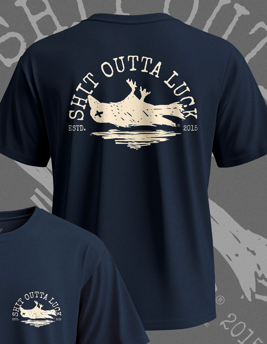 SHIT OUTTA LUCK | HEAVYWEIGHT SOFT-FIT TEE
