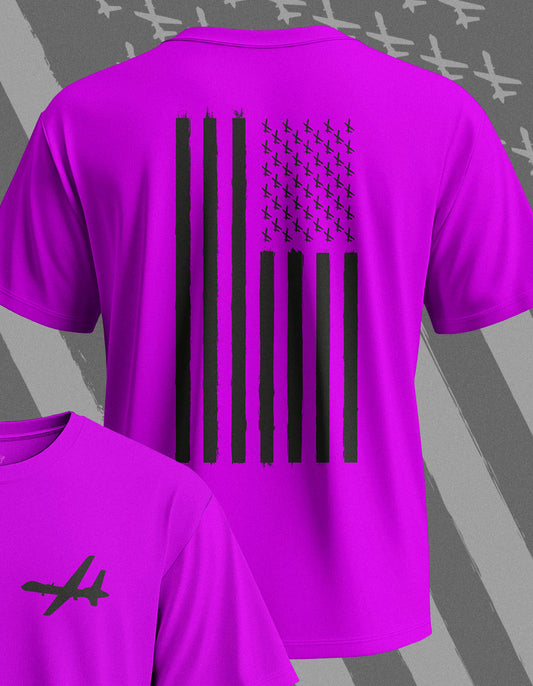 DRONES & STRIPES | HEAVYWEIGHT SOFT-FIT TEE