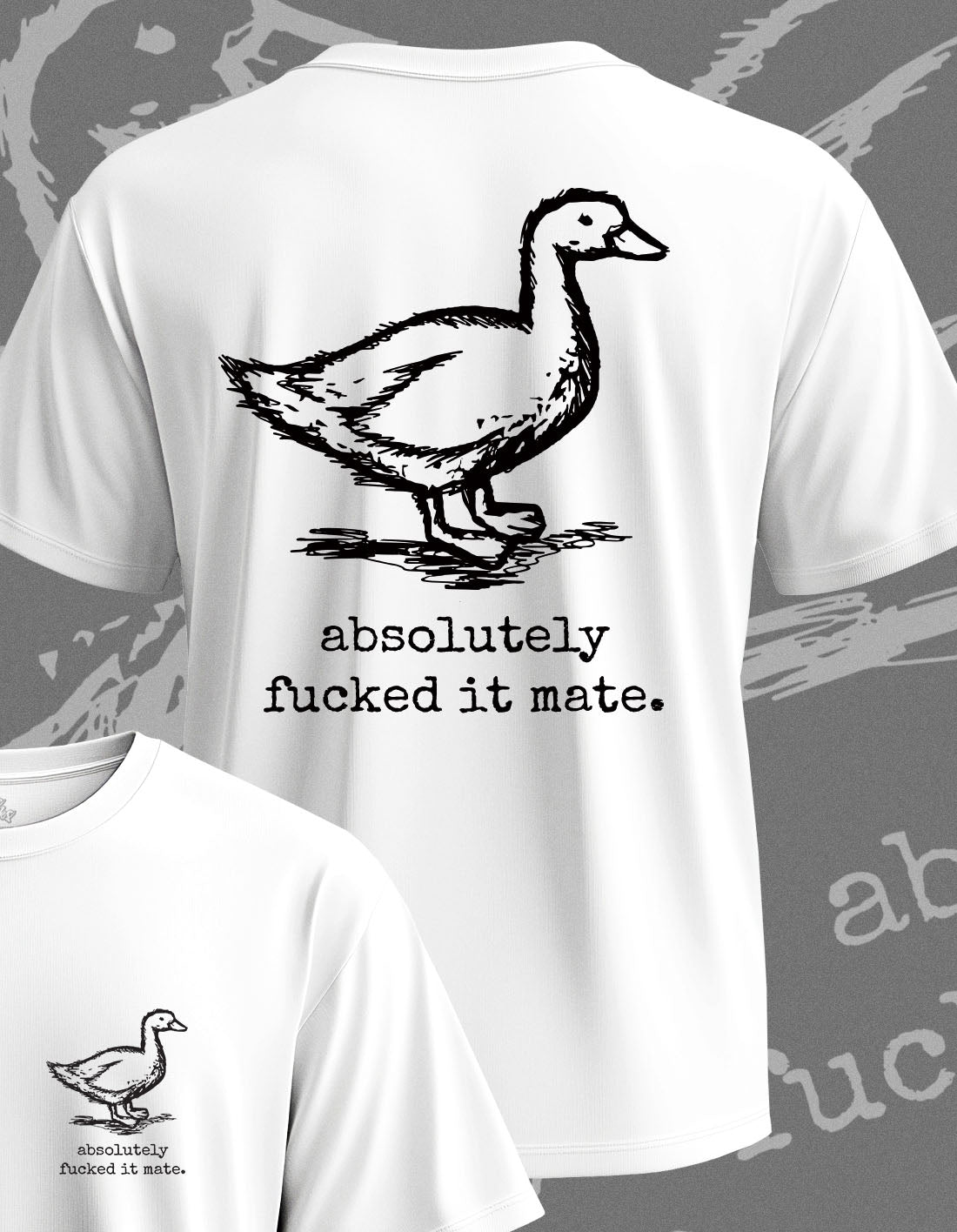 ABSOLUTELY FUCKED IT MATE | HEAVYWEIGHT SOFT-FIT TEE
