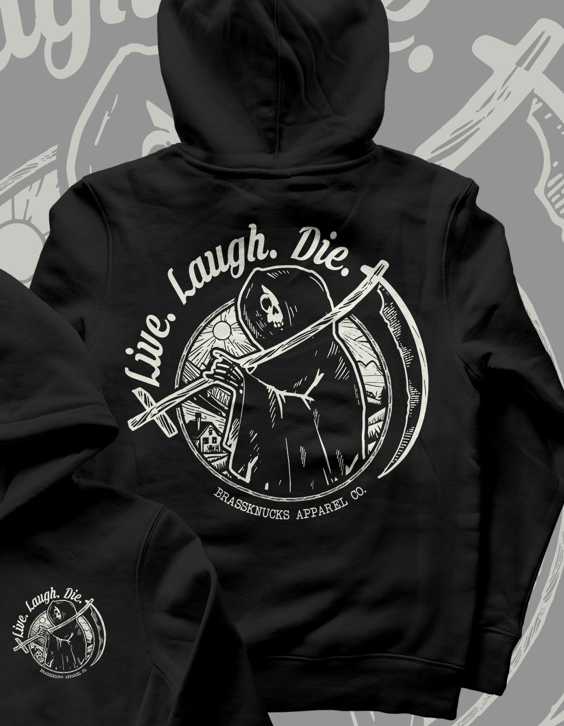 LIVE, LAUGH, DIE | HOODIE