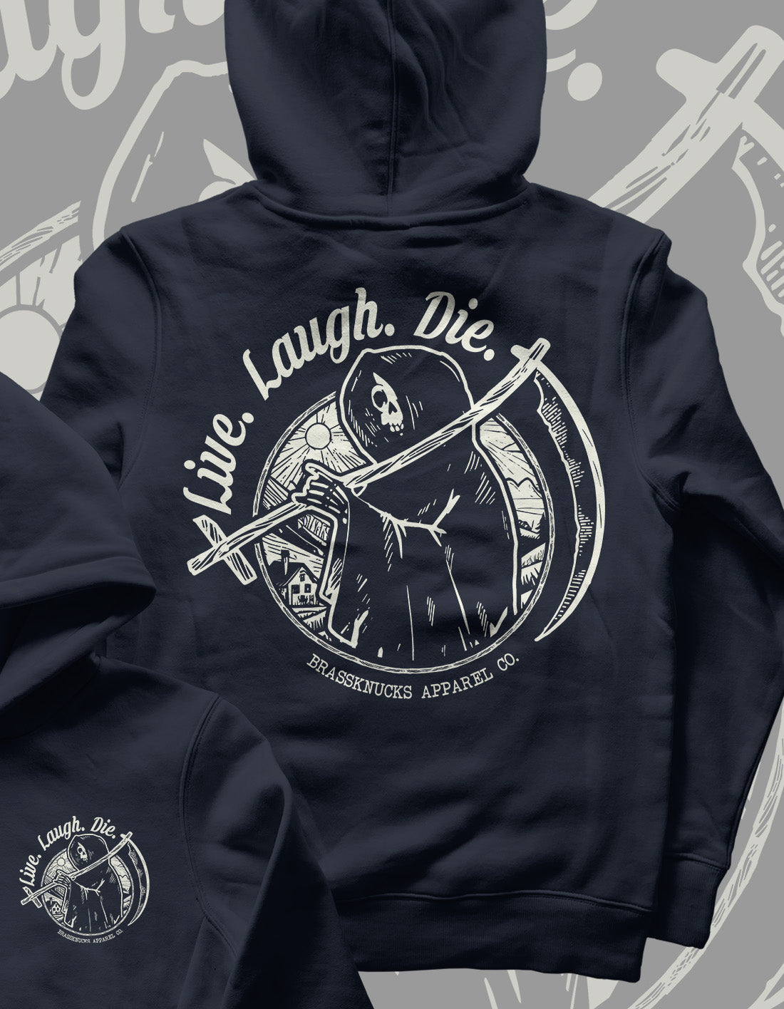 LIVE, LAUGH, DIE | HOODIE