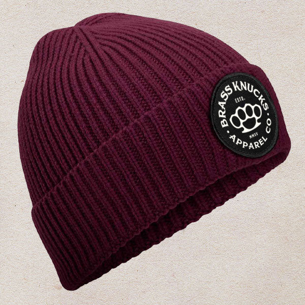 ALL ROUNDER | RIB-KNIT PATCH BEANIE