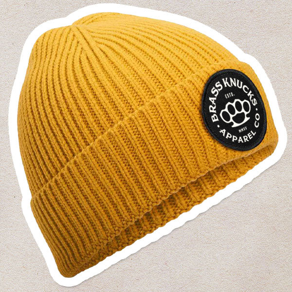ALL ROUNDER | RIB-KNIT PATCH BEANIE