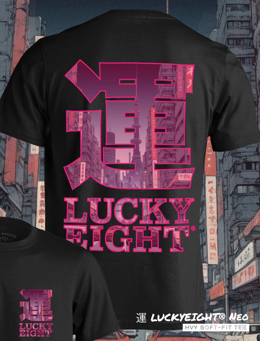 運 LUCKYEIGHT® NEO XL PRINT | HVY-WEIGHT SOFT FIT TEE